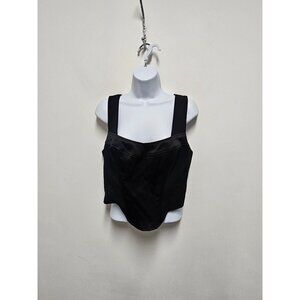Express Black Corset Top Size M NWT
